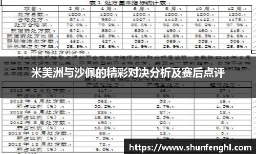 米美洲与沙佩的精彩对决分析及赛后点评